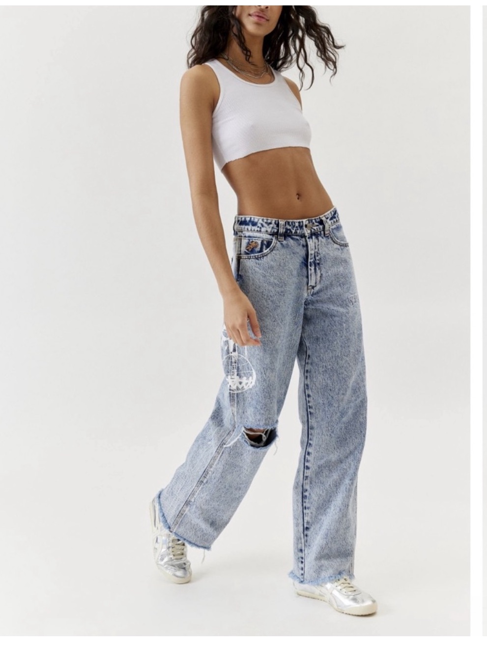 Worship Sloucher Distressed Jeans
